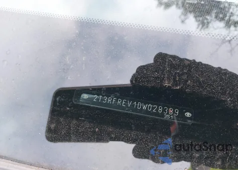 2013 Toyota Rav4 Xle из США, поврежденный, VIN 2T3RFREV1DW028339